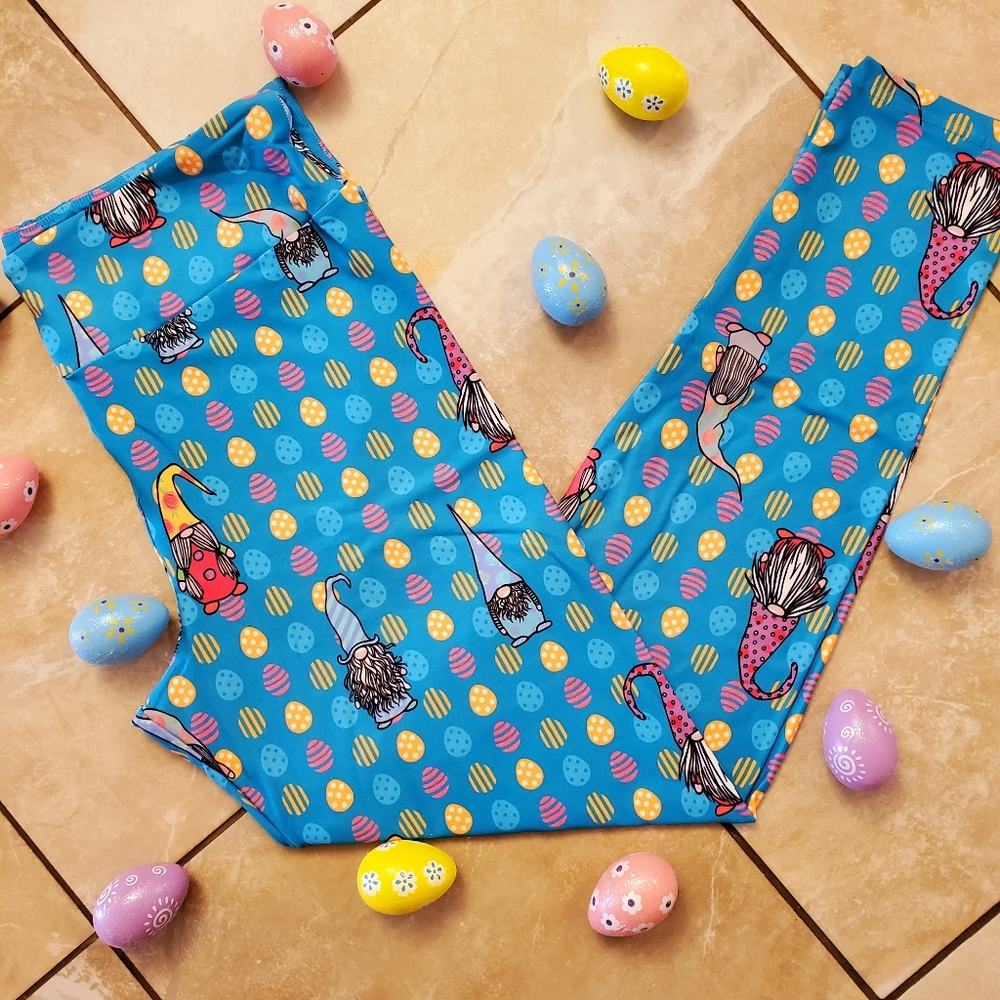 Easter Gnomes Leggings Gnomies Gnome